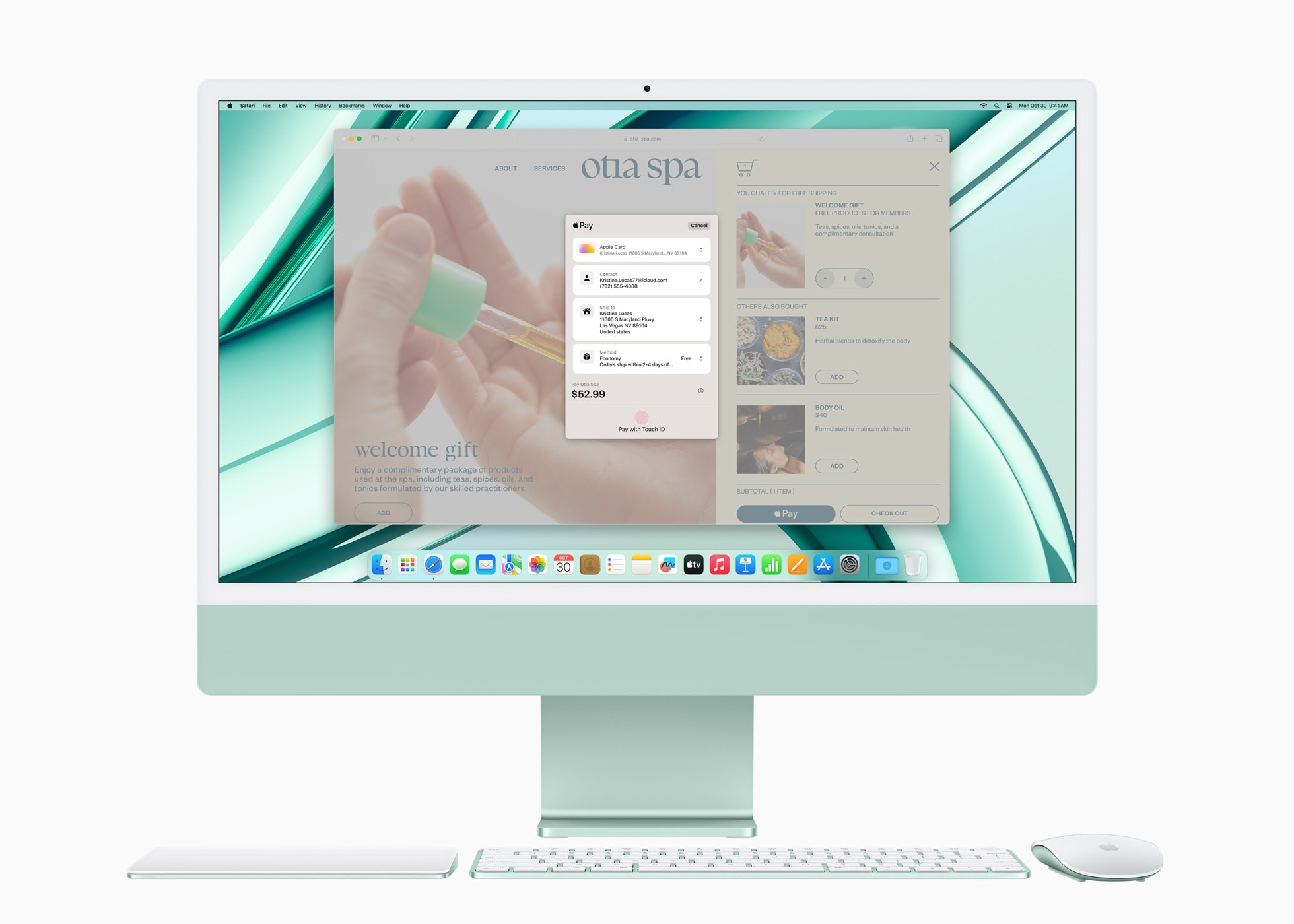 iMac, Magic Trackpad, Keyboard, & Magic Mouse